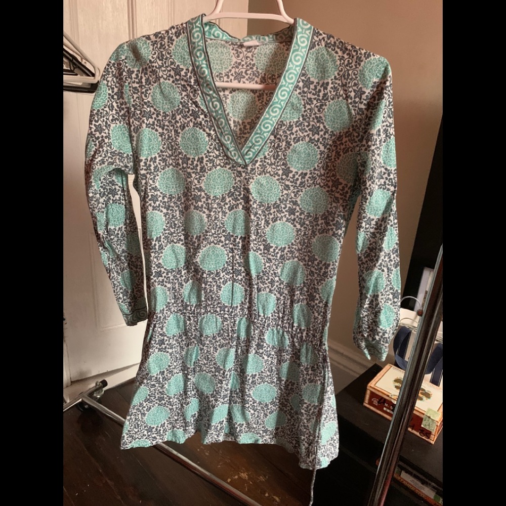 Kilol Indian cotton tunic top. Great pattern!